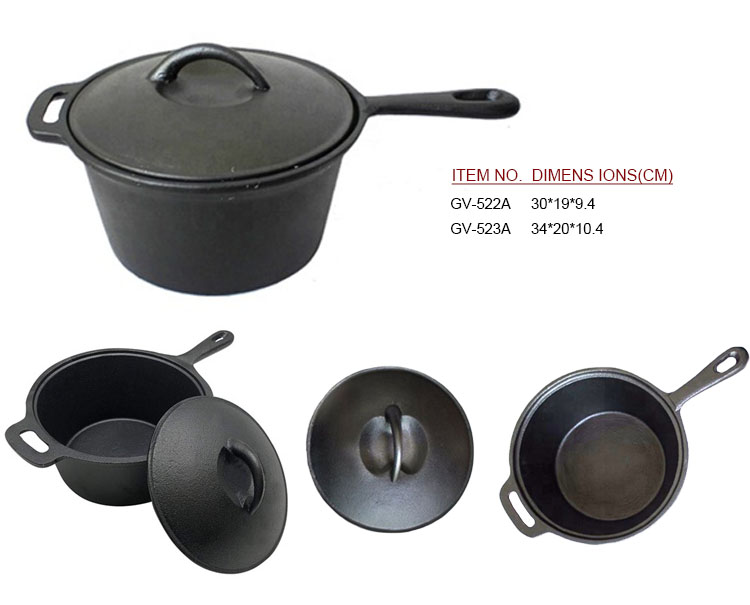 Cast Iron Sauce Pan