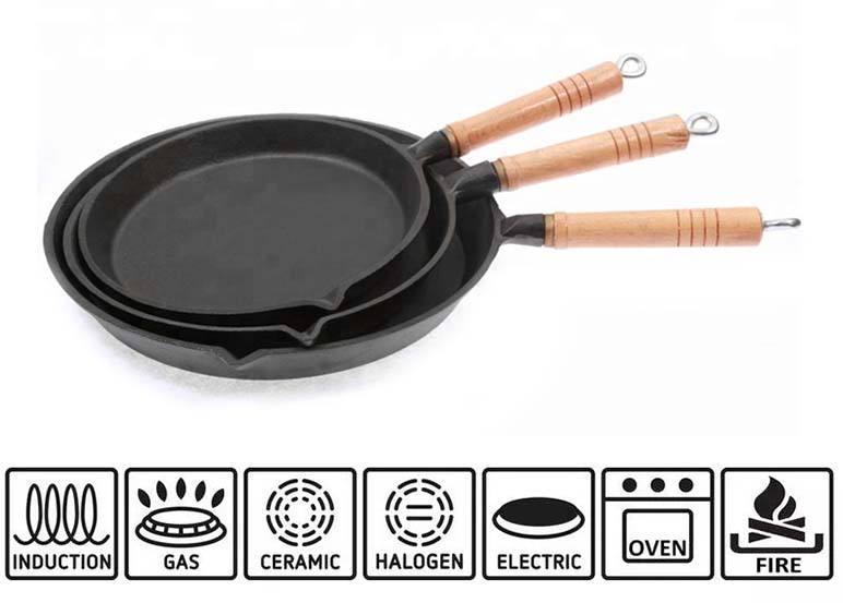 cast iron cooking pan