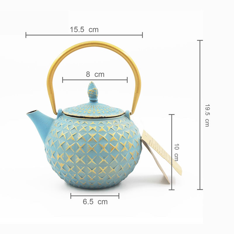 Cast Iron Teapot Size