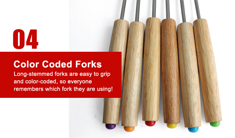 Cast Iron Fondue forks