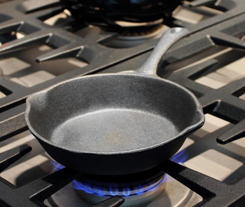 Cast iron cookware is easy to use