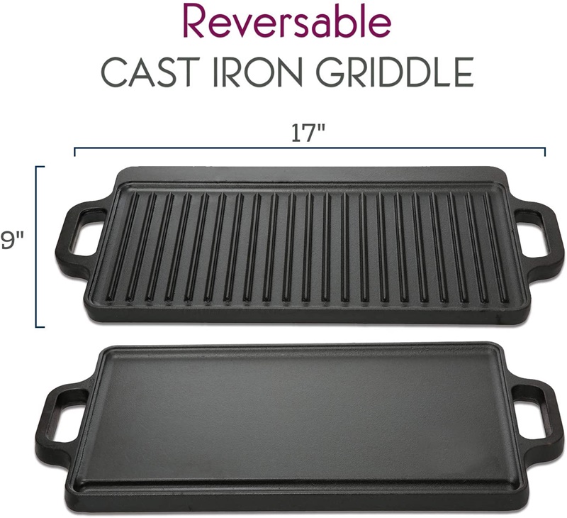 Cast Iron Griddle Plate size