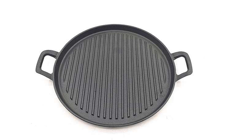 Cast iron grill plate