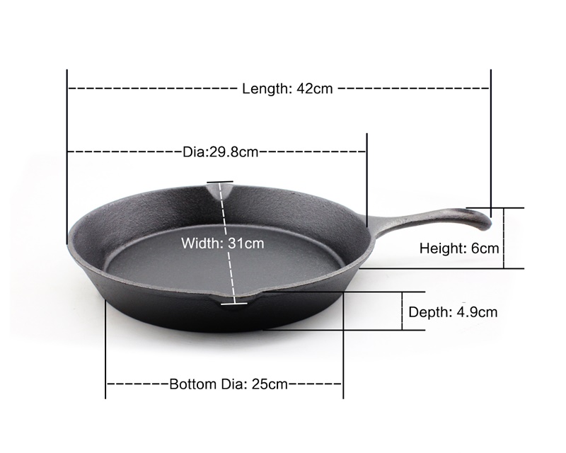 Cast Iron Skillet Size