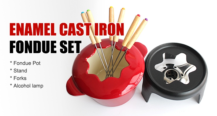 Cast Iron Fondue 