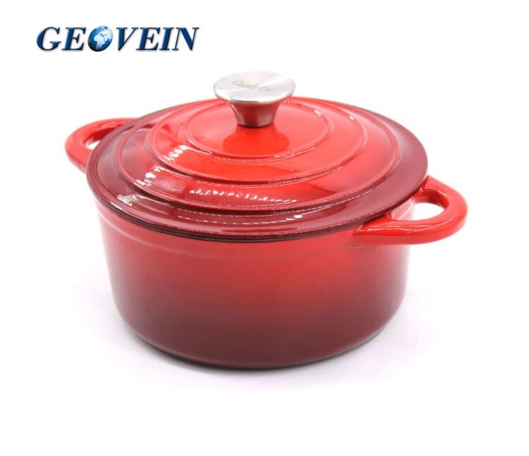 cast iron round dutch oven