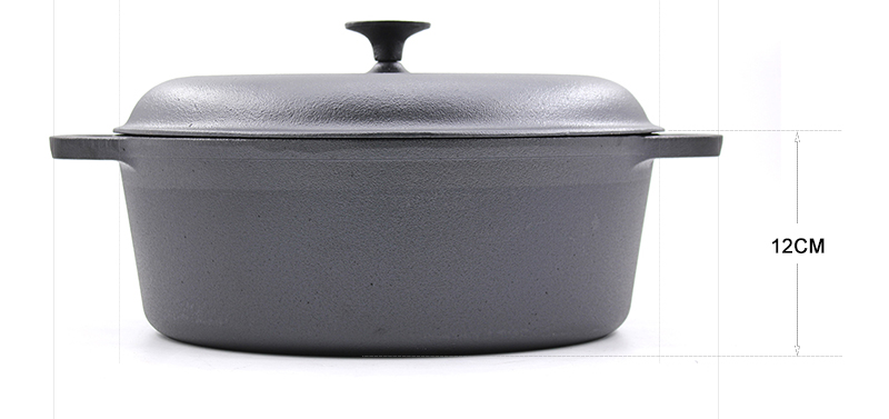 7 QT Oval Casserole Dish Pot Size