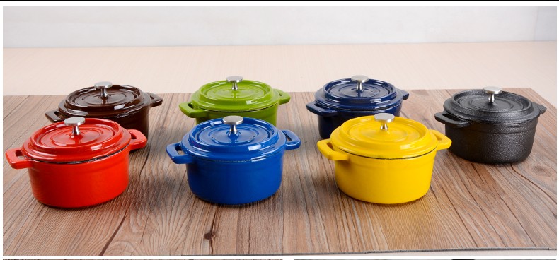 Wholesale Cookware Round Mini Cocotte Small Casseroles With Diameter 10cm