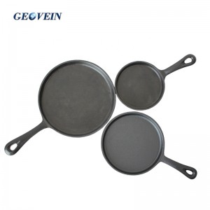 Cast Iron Metal Mini Skillet Smooth