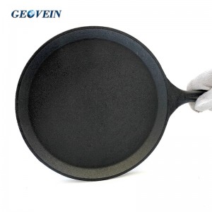 Cast Iron Round Pan Comal Griddle