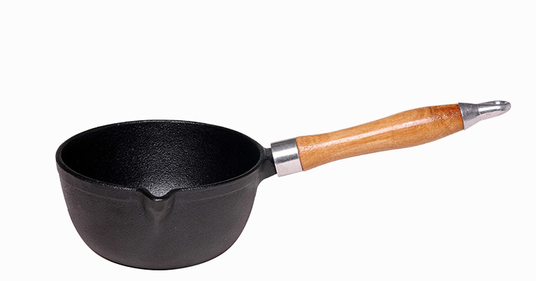 Nonstick Milk Pot Set Cast iron Saucepan Sets With Wooden Handle
