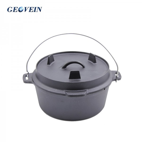 Campfire Cookware camping Cast Iron Dutch Oven