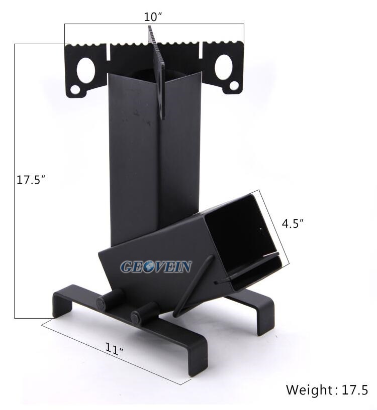 Mini Portable Wood Burning Camping Stove Spec