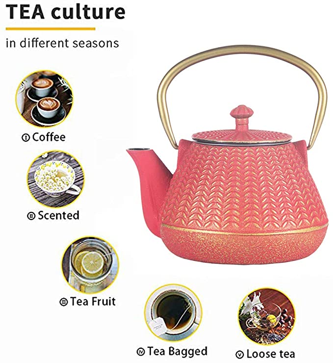 Cast Iron Teapot/Tea Kettle