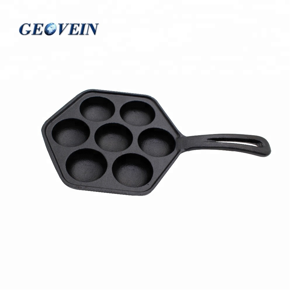 Madeleine Baking Tray Cookie Pan Muffin Pan Biscuits 7 Hole Cast Iron Pancake Pan Factory