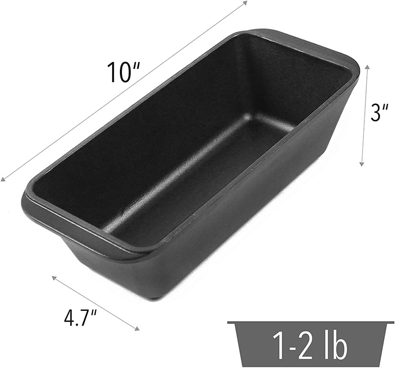 Enameled Cast Iron Loaf Pan Size