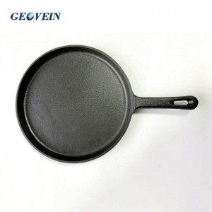 Round Cast Iron Tawa Pan Frying Pan Skillet