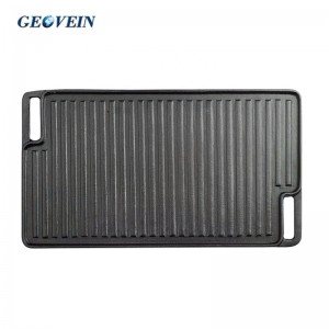 cast iron reversible griddle plate