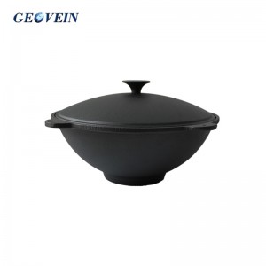 cast iron Russian cauldron kazan pot with lid