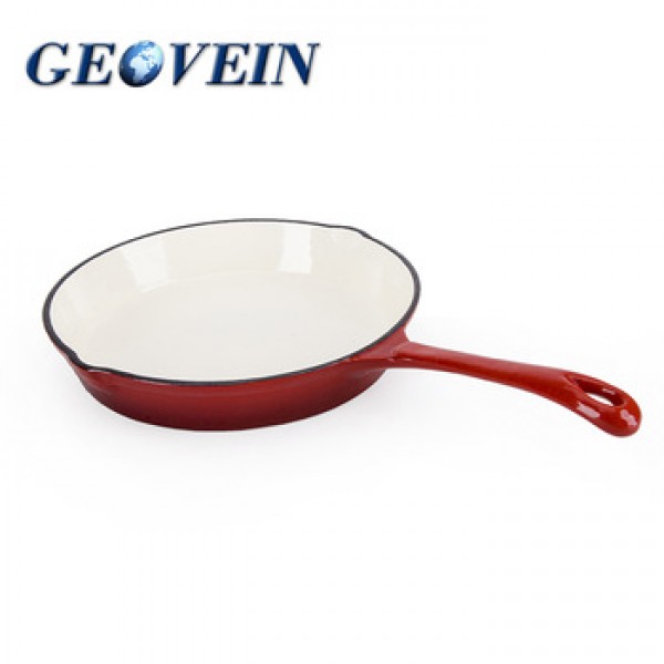 Cast Iron enamel skillet 6''/8''/10''