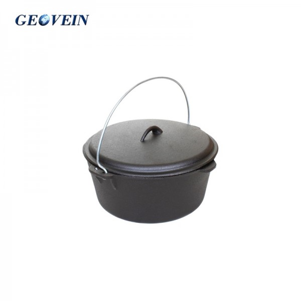 Cast Iron Dutch Oven For Outdoor Cooking