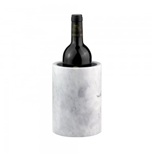 White Marble Wine Chiller Bucket