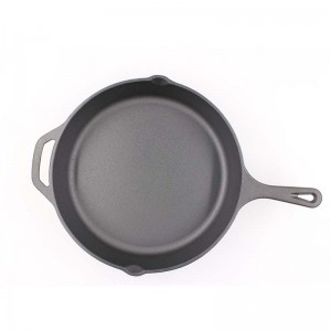 12.5 inch Pre-seasoned Cast iron Skillet