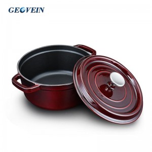 Best Enameled cast iron casserole  dish pot with Lid