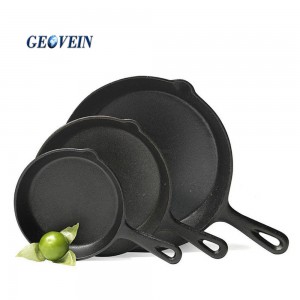 Cast Iron Skillet Set 3-Piece - 6 Inch, 8 Inch and 10 Inch