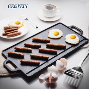 Cast Iron Griddle Plate with griddle ridges