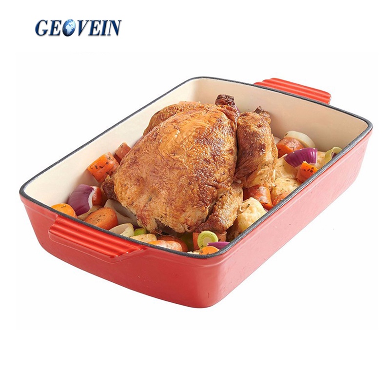 Rectangular Roasting Pan Rectangular Enameled Cast Iron Baking Dish