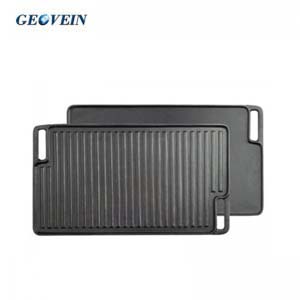 cast iron reversible griddle plate