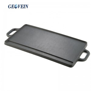 Cast Iron Griddle Plate with griddle ridges