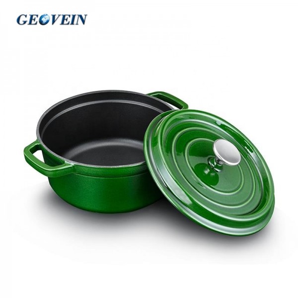 Best Enameled cast iron casserole  dish pot with Lid