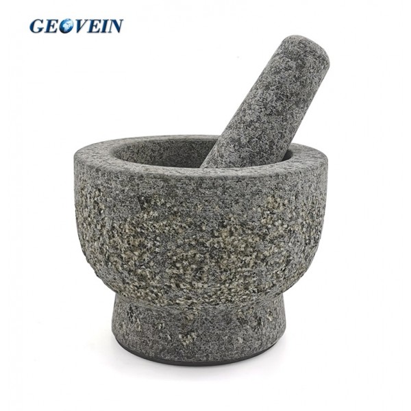 stone kitchenware granite mortar and pestle set