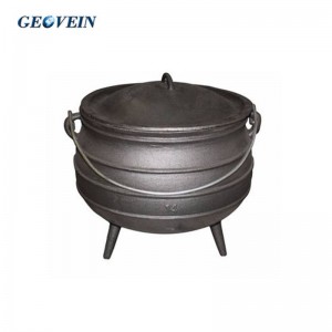 Outdoor Camping 3 Leg South Africa Cast iron Potjie Pot Cauldron