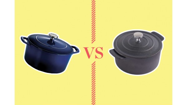 Do you know the difference between enameled and traditional seasoned cast iron dutch oven?