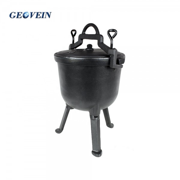 Three Legs Cast Iron Meat Pot For Poland
