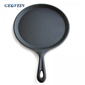 Cast Iron Round Pan Comal Griddle