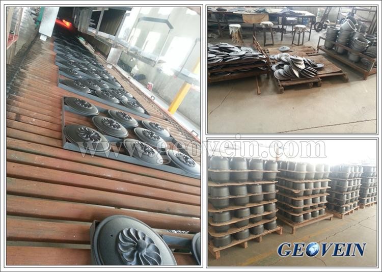 4L-7L-10L-15L Three Legs Cast Iron Meat Pot For Poland