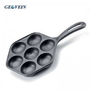 Madeleine Baking Tray Cookie Pan Muffin Pan Biscuits 7 Hole Cast Iron Pancake Pan