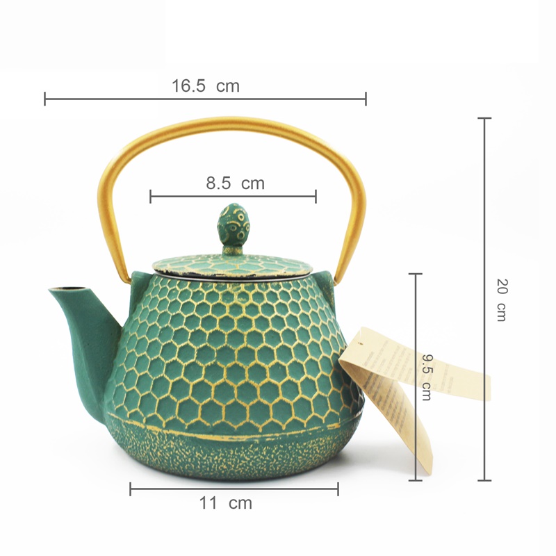 Cast Iron Teapot Size