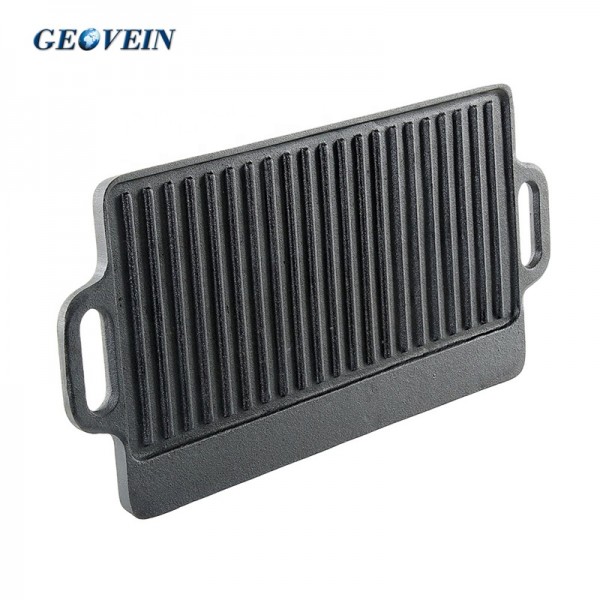 Cast Iron Griddle Plate with griddle ridges