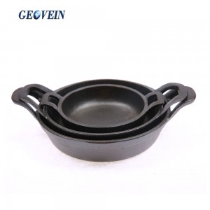 Oval Cast Iron Serving Dishes for Buffet