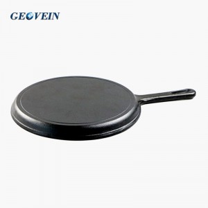 Round Cast Iron Tawa Pan Frying Pan Skillet