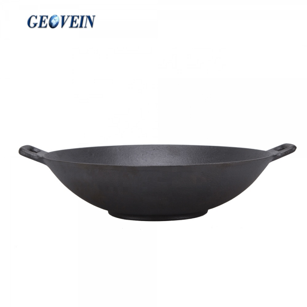classic chinese cast iron wok