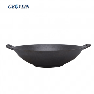 classic chinese cast iron wok