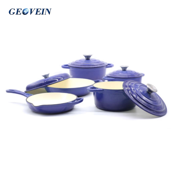 5-Piece Enameled Cast Iron Cookware Set