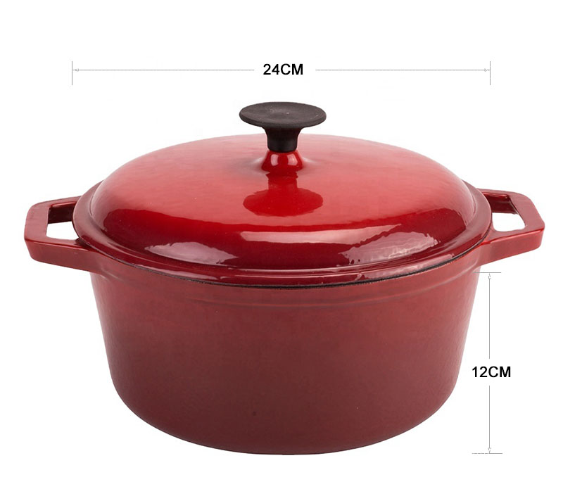 Enameled Cast Iron Dutch Oven Size